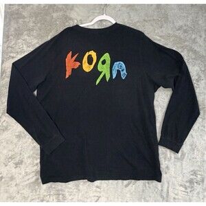 Korn Shirt 2XL Black Band Graphic I Thought My Demons Were My Friend Long Sleeve
